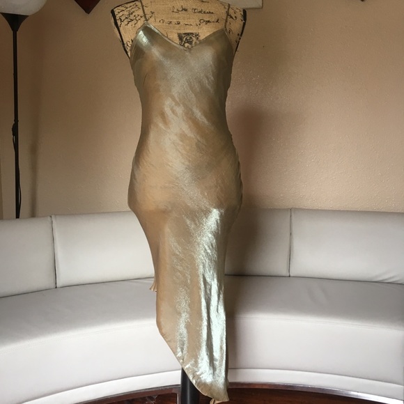 Asymmetric Dress w/ Crossed Strap Back - Picture 2 of 11